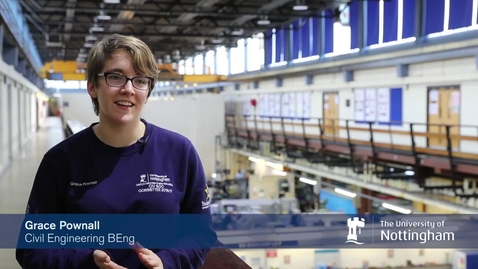 Thumbnail for Grace, Future Engineer at The University of Nottingham