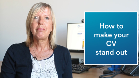 Thumbnail for Career advice | How to make your CV stand out