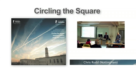Thumbnail for entry 8. Research and values, Professor Steve Rayner (Circling the Square I)