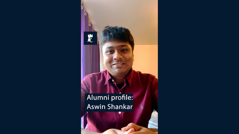 Thumbnail for Business School alumni: Aswin Shankar