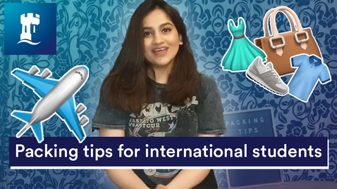 Thumbnail for entry Vlog: Packing tips for international students 