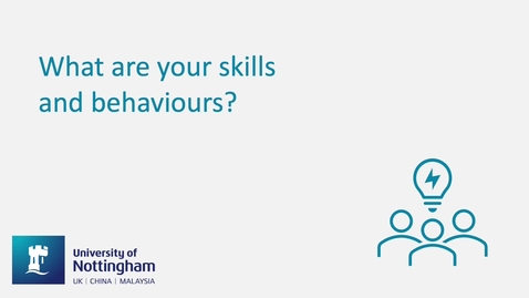 Thumbnail for Applying for jobs outside academia - assessing your skills and behaviours (3/3)