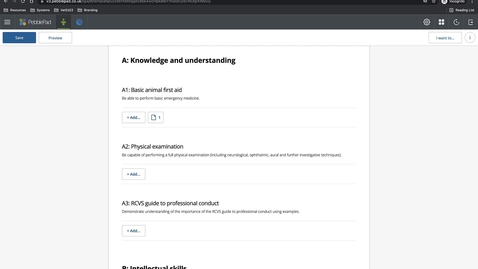 Thumbnail for Mapping your assets to the learning outcomes tracker