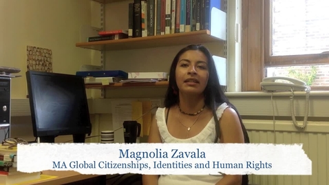 Thumbnail for entry Magnolia Zavala, MA Global Citizenship