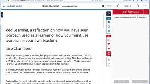 Thumbnail for Online marking with Turnitin Feedback Studio