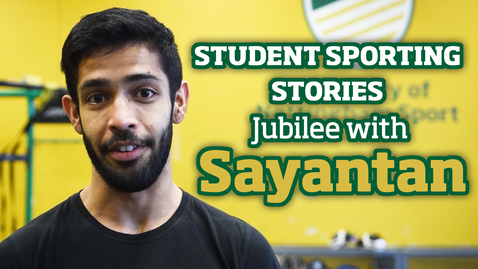 Thumbnail for Student Sporting Stories | Jubilee with Sayantan