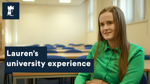 Thumbnail for Lauren’s university experience