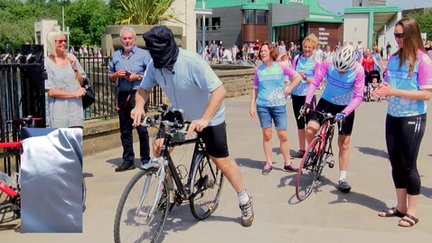 Thumbnail for Professor Todd Landman's blindfolded bike ride