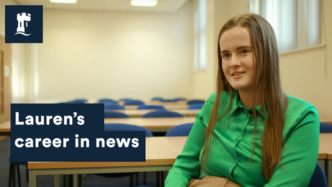 Thumbnail for Lauren’s career in news