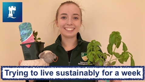 Thumbnail for entry Living sustainably as a student challenge | University of Nottingham