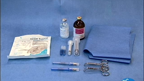 Thumbnail for Equipment used for an epidural