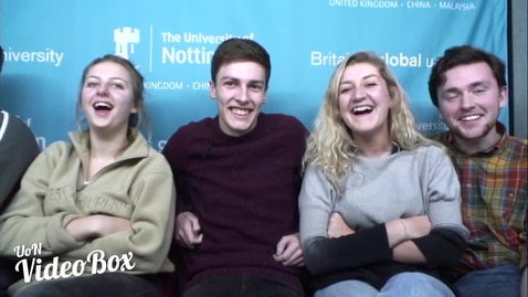 Thumbnail for entry Students tell us what Christmas means to them... | #UoNVideoBox