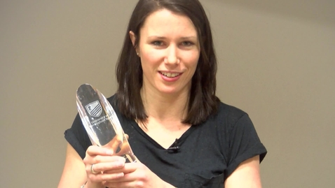 Thumbnail for Annie Panter accepts our Greatest Sportswoman award