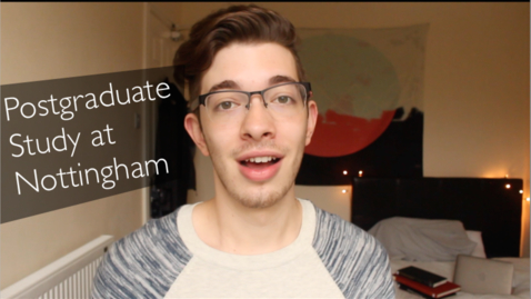 Thumbnail for entry Vlog: Postgraduate Study