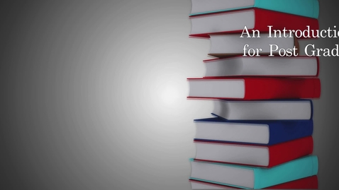 Thumbnail for An Introduction to the Library for Post-graduate Researchers