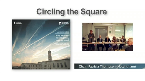 Thumbnail for 2. Panel on 'the science-policy interface', Fanelli, Jasanoff, Taylor and Tyler (Circling the Square I)