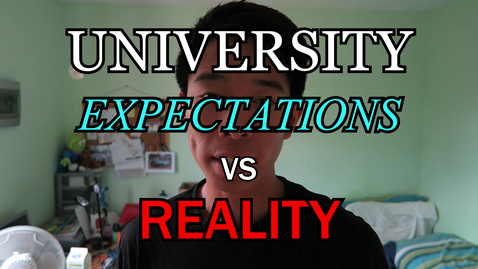 Thumbnail for entry Vlog: Expectations vs. reality