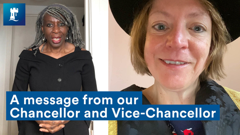 Thumbnail for Class of 2020 winter graduates - a message from our Chancellor and Vice-Chancellor
