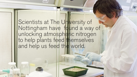 Thumbnail for entry Nitrogen-fixing bacteria helps crops to 'feed' themselves