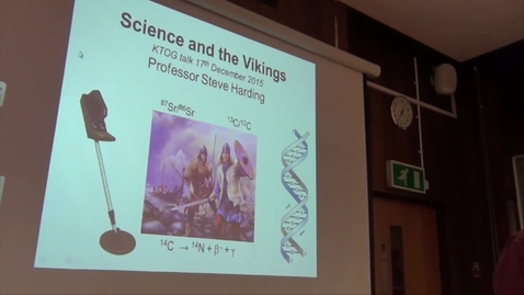 Thumbnail for entry Science and the Vikings - by Steve Harding