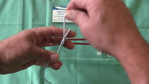 Thumbnail for Performing a one-handed square knot (lefty)