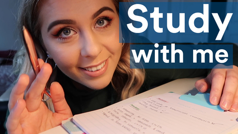 Thumbnail for entry Vlog: Study With Me