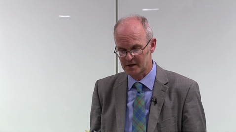 Thumbnail for Firth Lecture 2018 Part 1 - Professor John Barclay