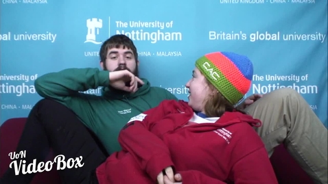 Thumbnail for entry Everyone should have a mince pie and mulled wine evening... | #UoNVideoBox