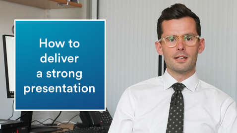 Thumbnail for Career advice | How to give a strong presentation
