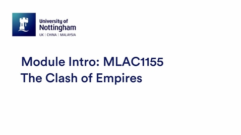 Thumbnail for entry MLAC1155 The Clash of Empires