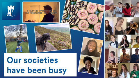 Thumbnail for entry UoN societies - socially distanced but socially active