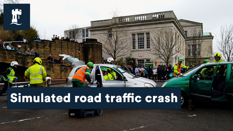 Thumbnail for Simulated road traffic crash