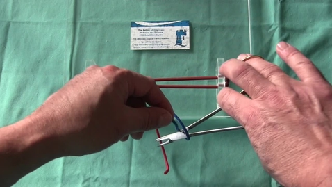 Thumbnail for Using instrument tie to perform a surgeon's knot