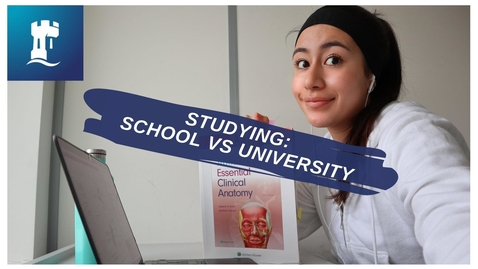 Thumbnail for entry Vlog: Studying at university vs studying at school/college