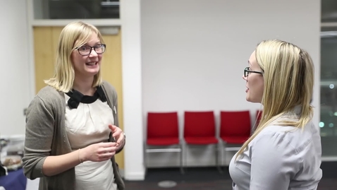 Thumbnail for Amy Prosser,  PhD alumnae, talks about her choice to work in industry after her research