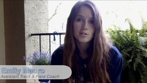 Thumbnail for The Positive Effects of Physical Movement with Emily Mauro, Assistant Coach Track and Field