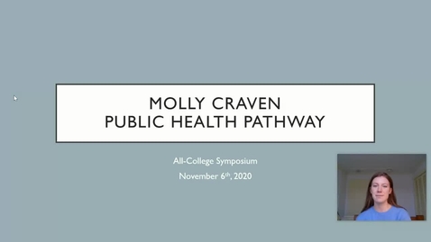 Thumbnail for entry Craven-Molly Symposium 2020