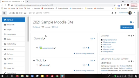 Thumbnail for Moodle Quiz: Providing Extended Time