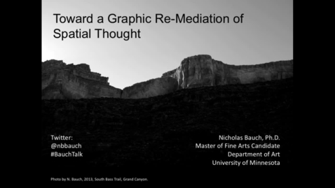 Thumbnail for DSPLA 2018 - Keynote by Nicholas Bauch
