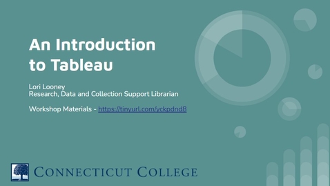 Thumbnail for Tableau Workshop