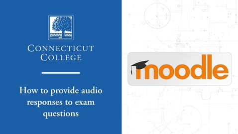 Thumbnail for Moodle Audio Responses