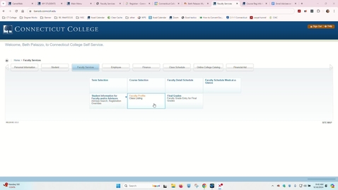 Thumbnail for Class Lists in Self Service
