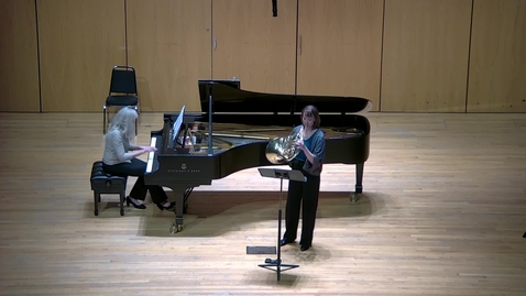 Thumbnail for 2024-02-16 Faculty Showcase, Three Pieces for Horn and Piano 