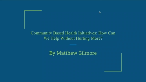 Thumbnail for entry Gilmore-Matthew-Symposium 2020