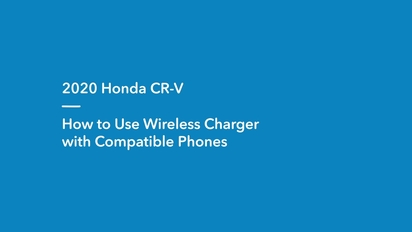 How to Use Wireless Charger with Compatib 2021 Honda CR V