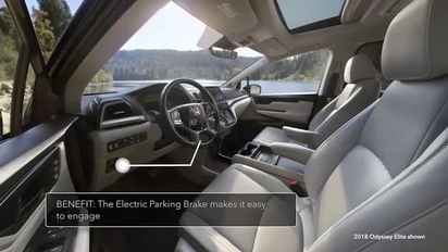 How to Use the Electric Parking Brake and 2021 Honda Odyssey