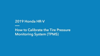 Honda Information Center How To Reset The Low Tire Indicator Mid Models