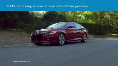 2020 Accord Sedan How To Calibrate The Tire Pressure Monitoring