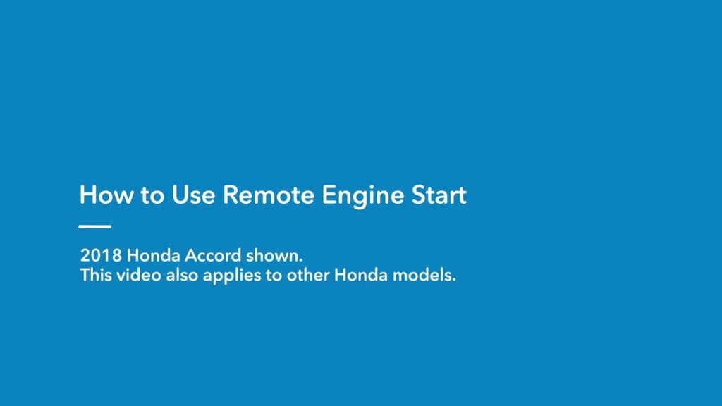 How To Use Remote Start >> 2019 Insight How To Use Remote Engine Start How To Use Remote Start >> 2019 Insight How To Use Remote Engine Start