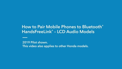 Handsfreelink honda compatible phones hot sale